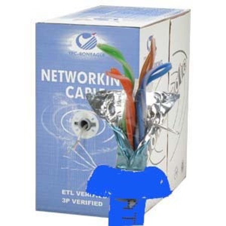 BESTLINK NETWARE CAT5e Stranded Wire Bulk Cable Shielded, 26AWG CMH- 1000Ft- Blue 100903BL